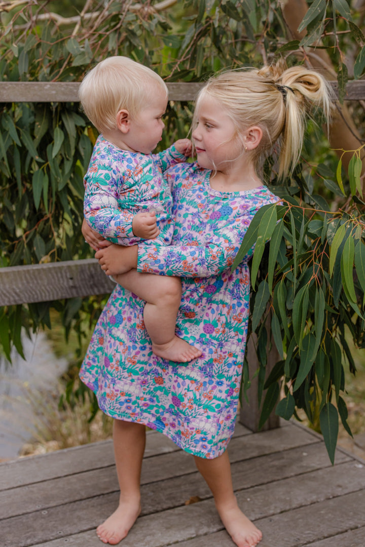 Milky Daffodil Easter Dress