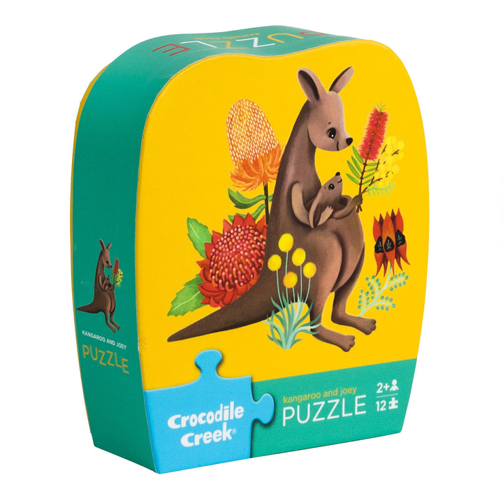 Mini Puzzle 12 Piece - Kangaroo & Joey