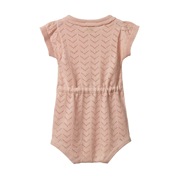 Nature Baby Lottie Suit - Rose Bud Pointelle