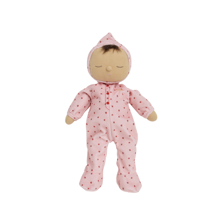 Olli Ella Dozy Dinkum Doll Pip - Strawberry