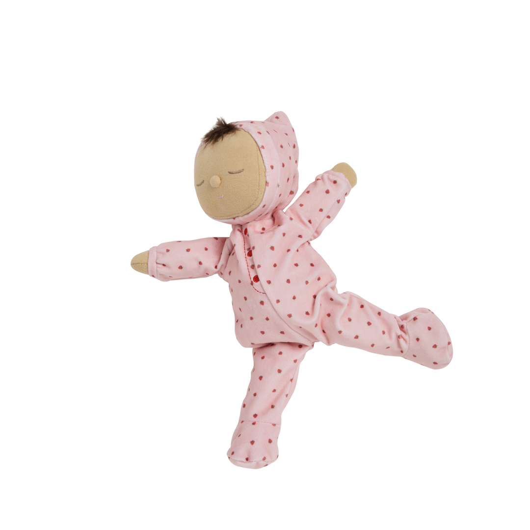 Olli Ella Dozy Dinkum Doll Pip - Strawberry