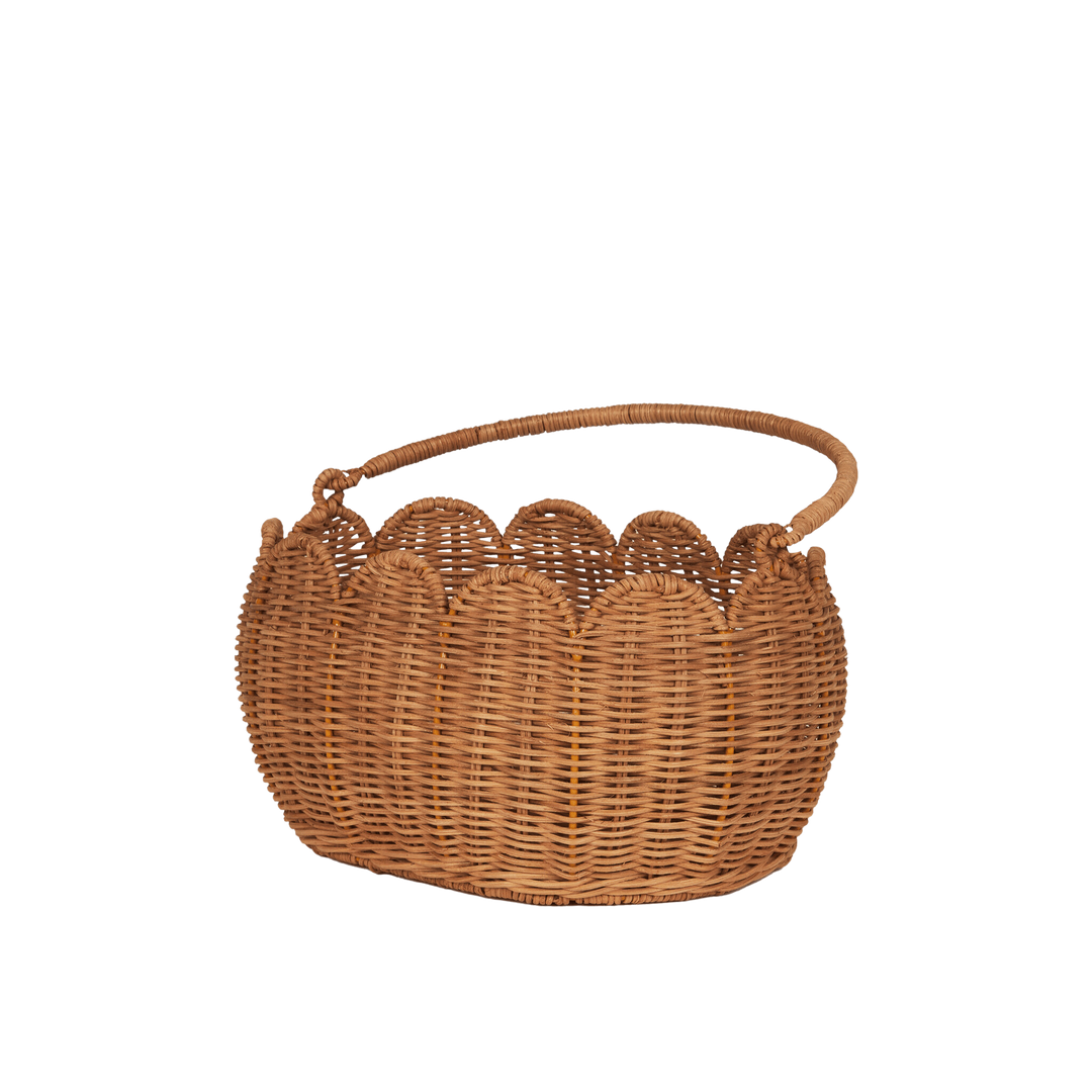 Olli Ella Petal Basket - Natural