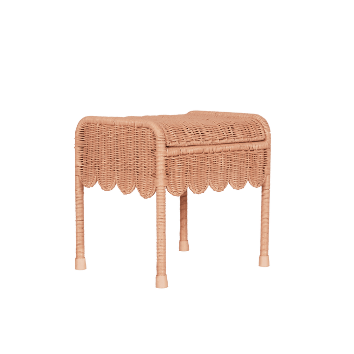 Olli Ella Petal Storie Stool - Seashell Pink