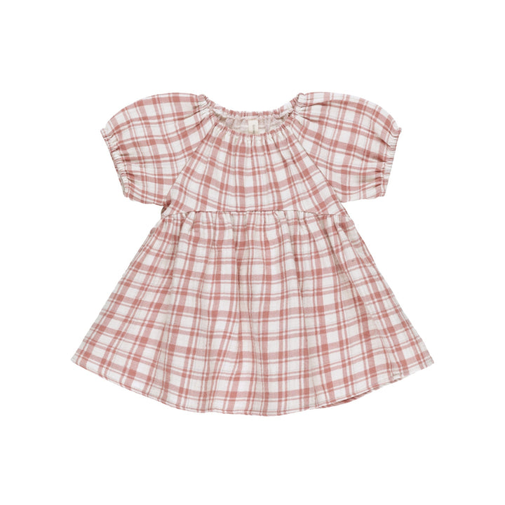 Quincy Mae Bella Dress - Pink Plaid