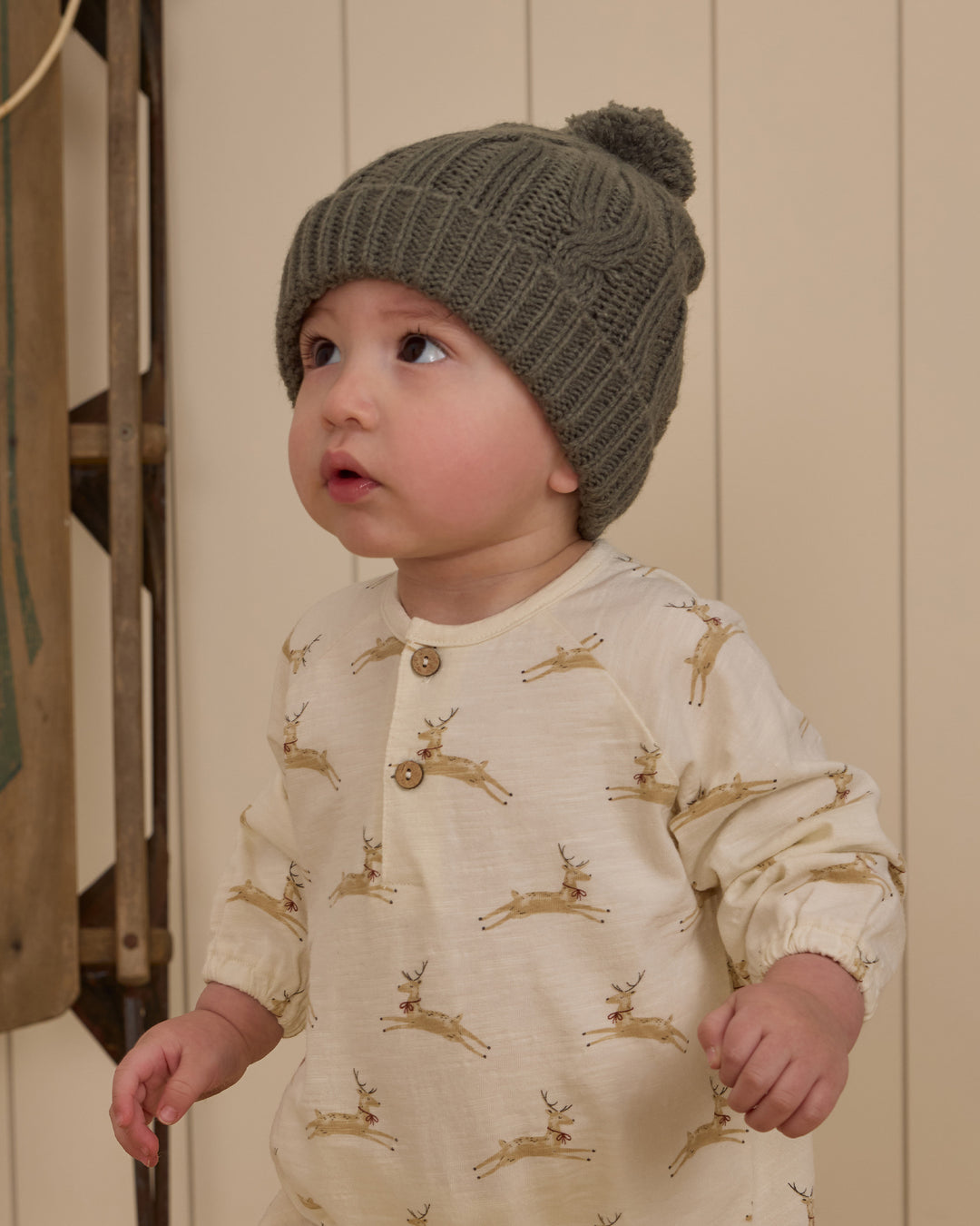 Rylee + Cru Henley Jumpsuit - Reindeer