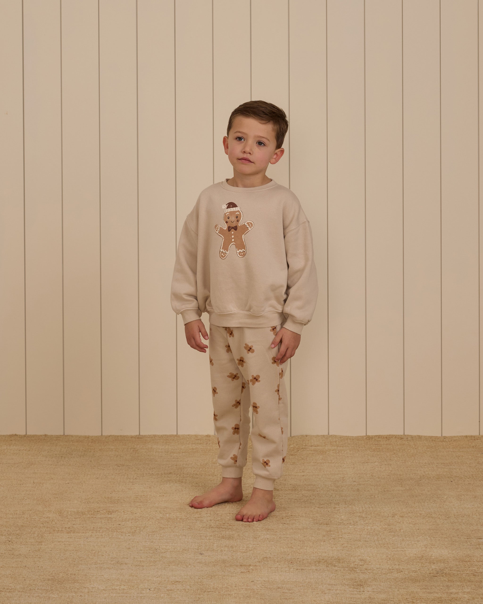 Rylee + Cru rust fox sweatshirt pant on sale set 18/24m