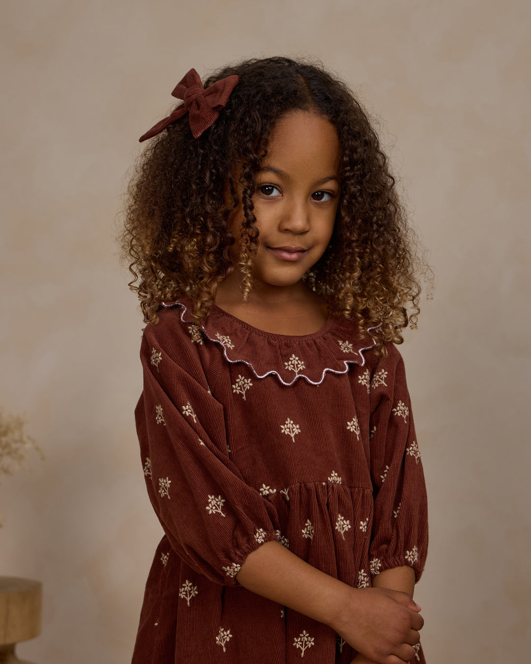 Rylee + Cru Freya Dress - Brick Floral