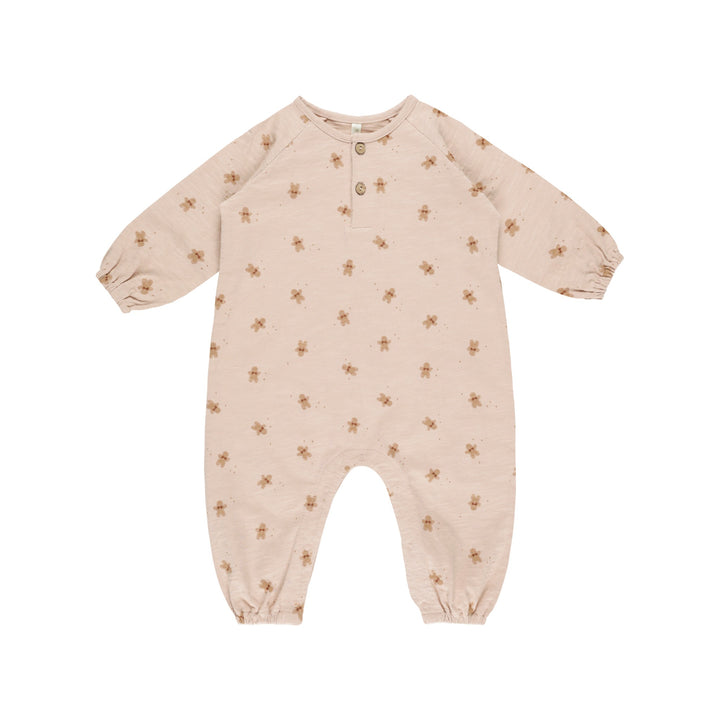 Rylee + Cru Henley Jumpsuit - Gingerbread