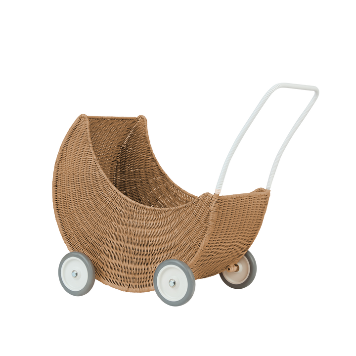 Olli Ella Rattan Moon Strolley - Natural