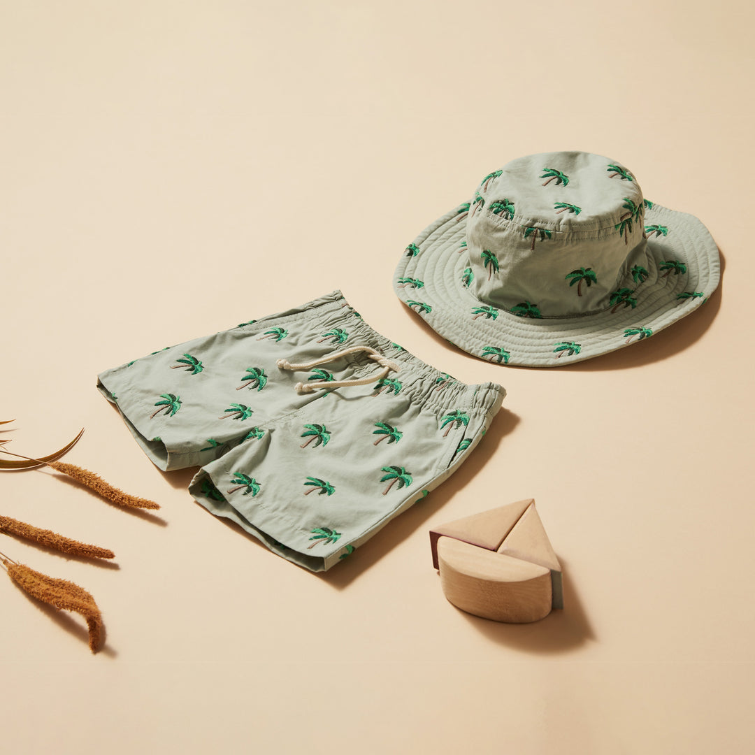 Wilson and Frenchy Forest Palm Swim Sun Hat