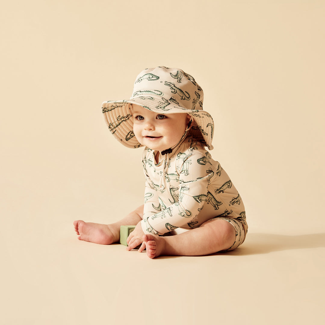 Wilson and Frenchy Little Croc Swim Sun Hat