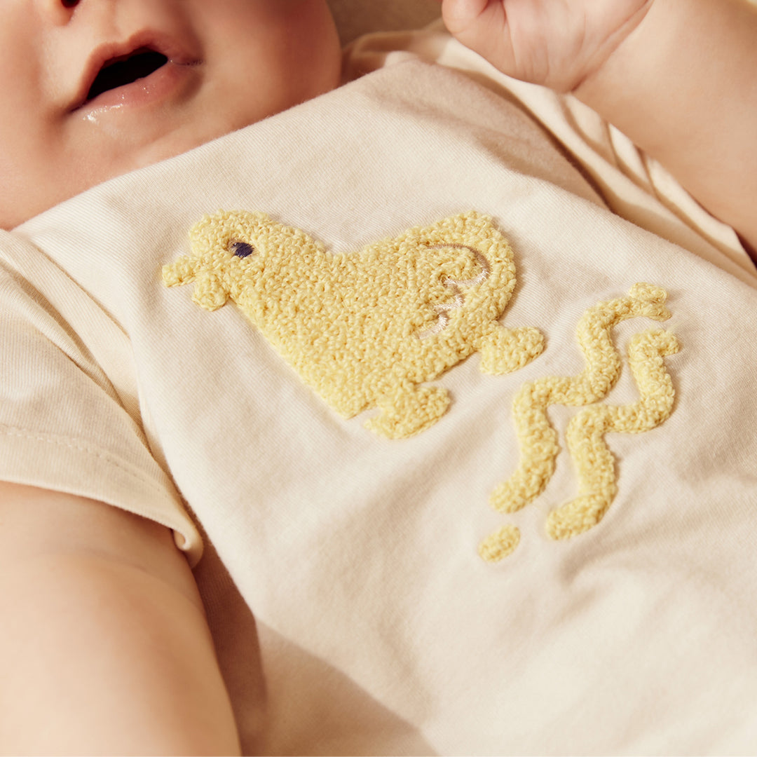 Wilson and Frenchy Quack Organic Bodysuit