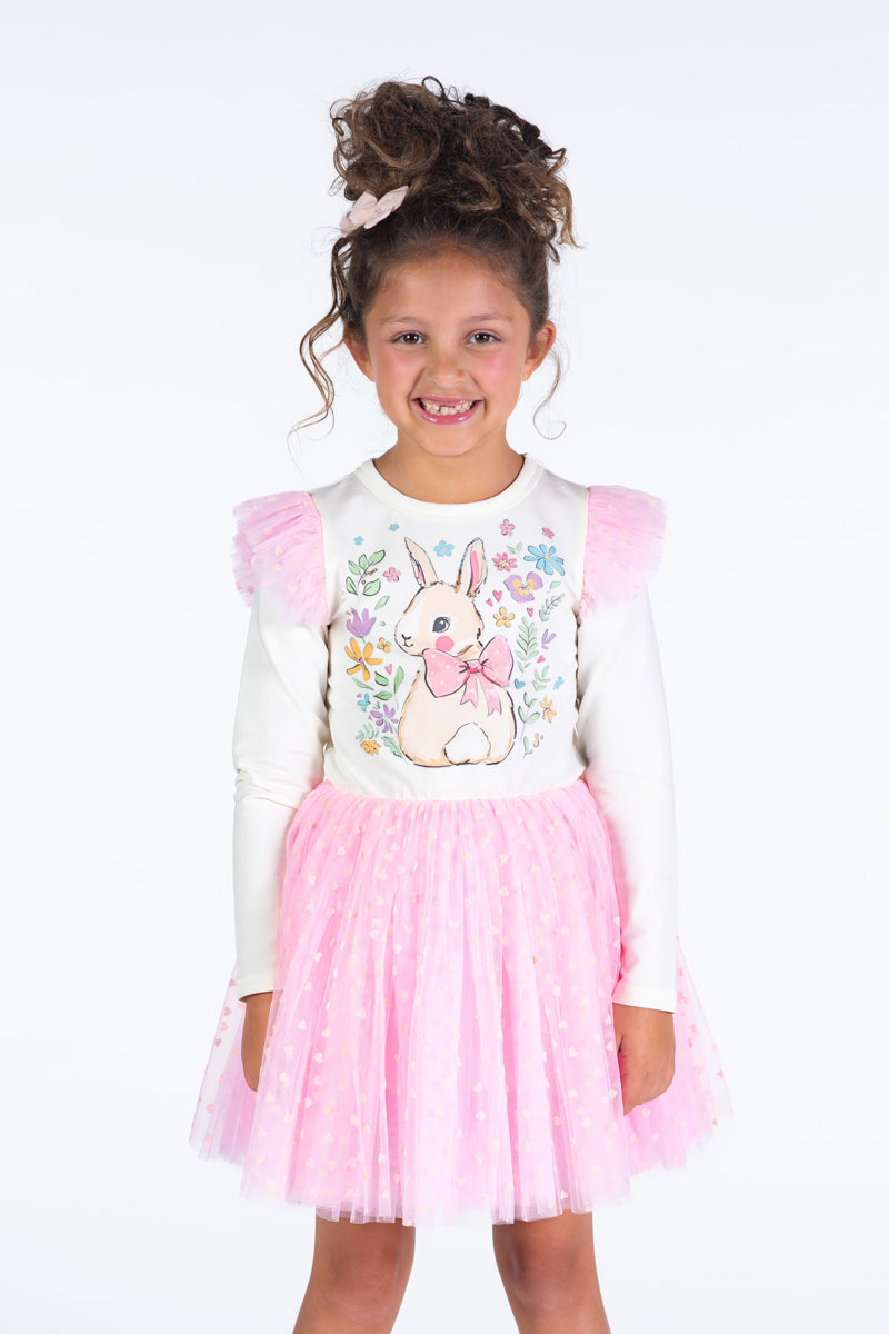 NEW! Rock Your Baby Bunny Baby Dress Sz: outlet 6-12