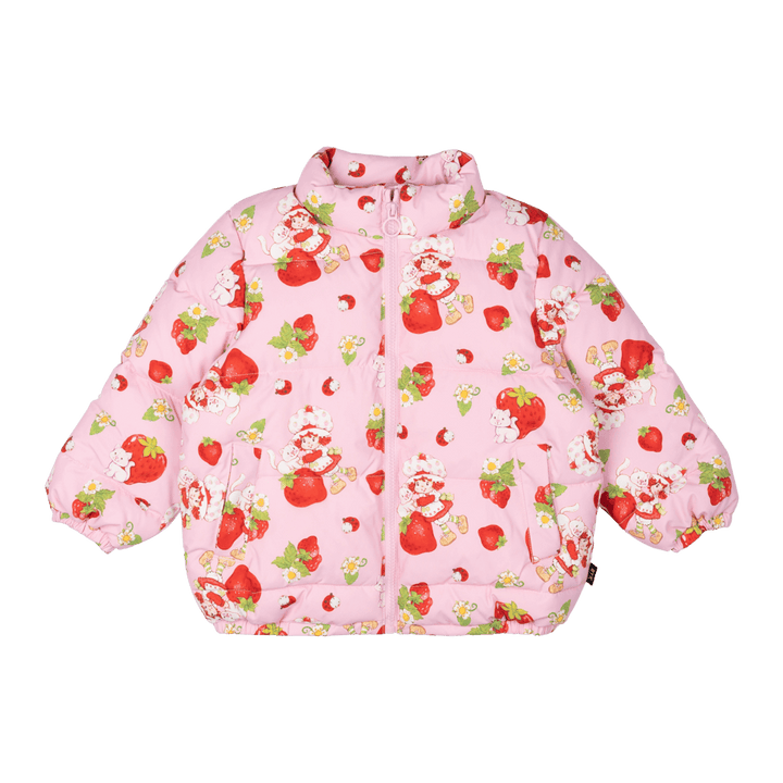 Rock Your Baby Padded Jacket With Lining - Strawberries Forever