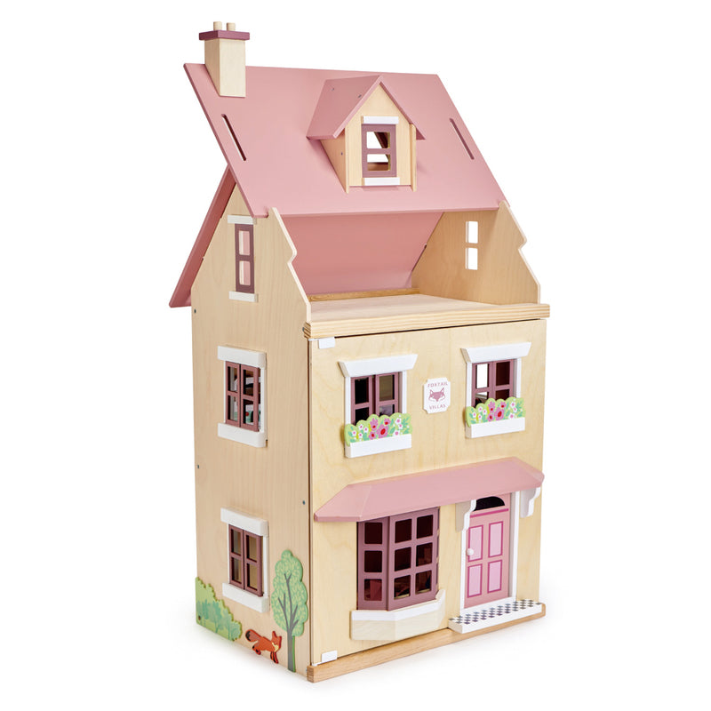 Foxtail Villa Doll House With Furniture - Redsigned