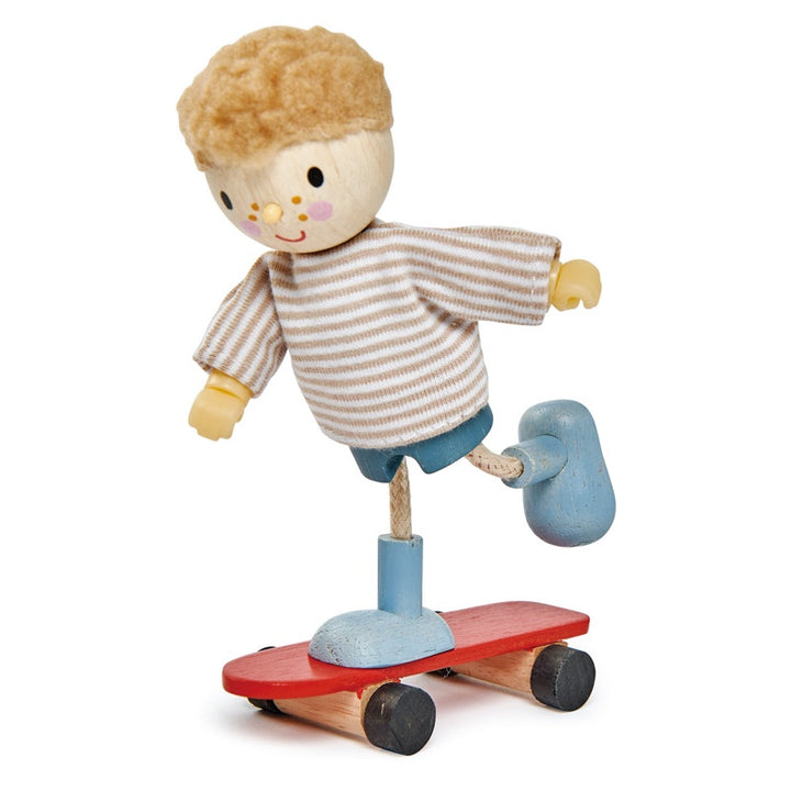 Edward with Flexible Limbs & Skateboard