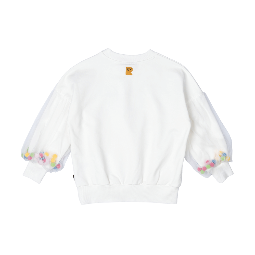 Rock Your Baby Tulle Sleeve Sweatshirt - Unicorn