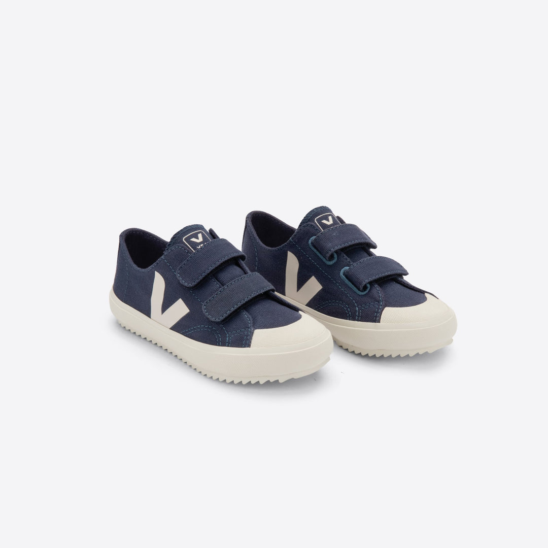 Veja Ollie Velcro Canvas - Marine Pierre