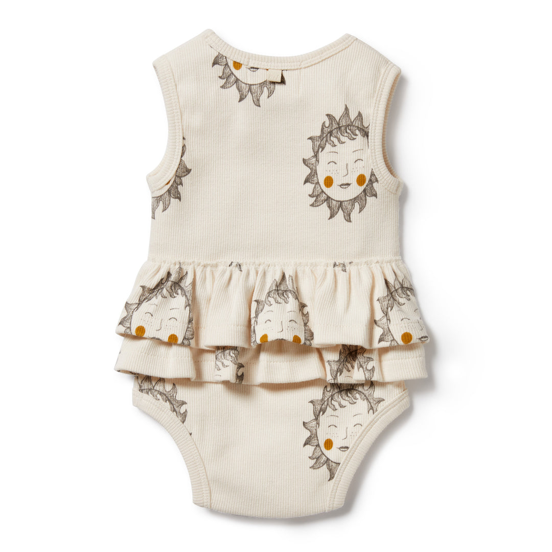 Wilson and Frenchy Shine On Me Organic Ruffle Bodysuit