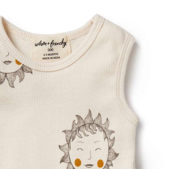 Wilson and Frenchy Shine On Me Organic Ruffle Bodysuit