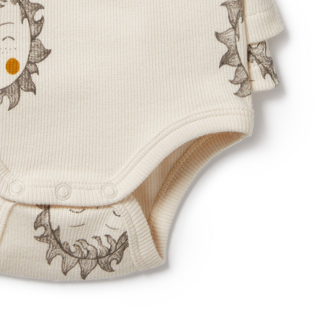 Wilson and Frenchy Shine On Me Organic Ruffle Bodysuit