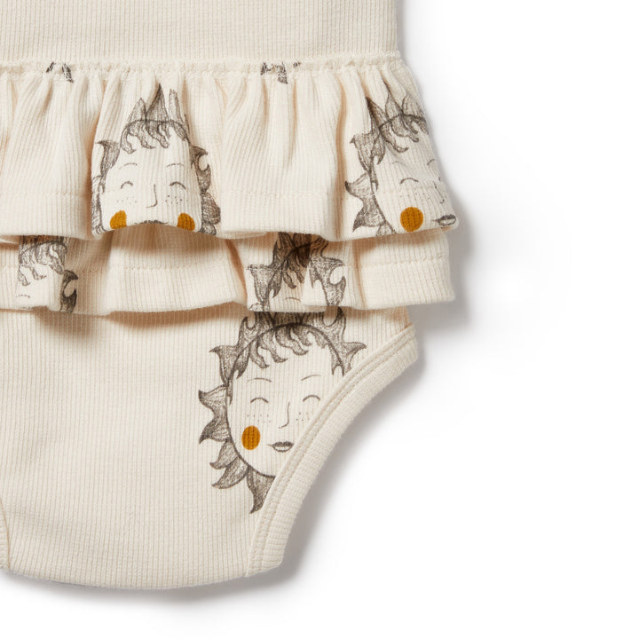 Wilson and Frenchy Shine On Me Organic Ruffle Bodysuit