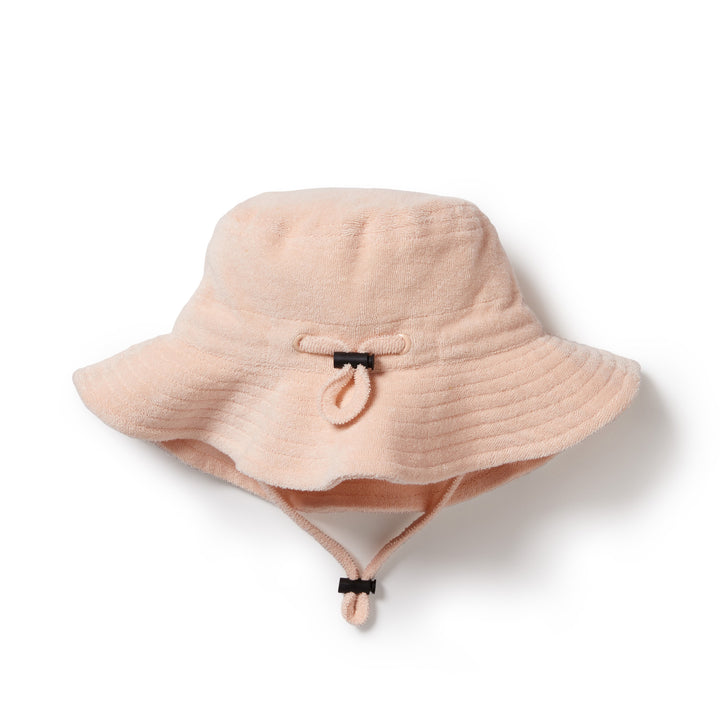 Wilson and Frenchy Antique Pink Organic Terry Sunhat