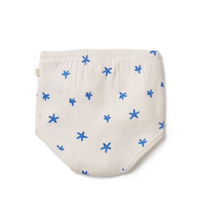 Wilson and Frenchy Little Starfish Organic Rib Nappy Pant