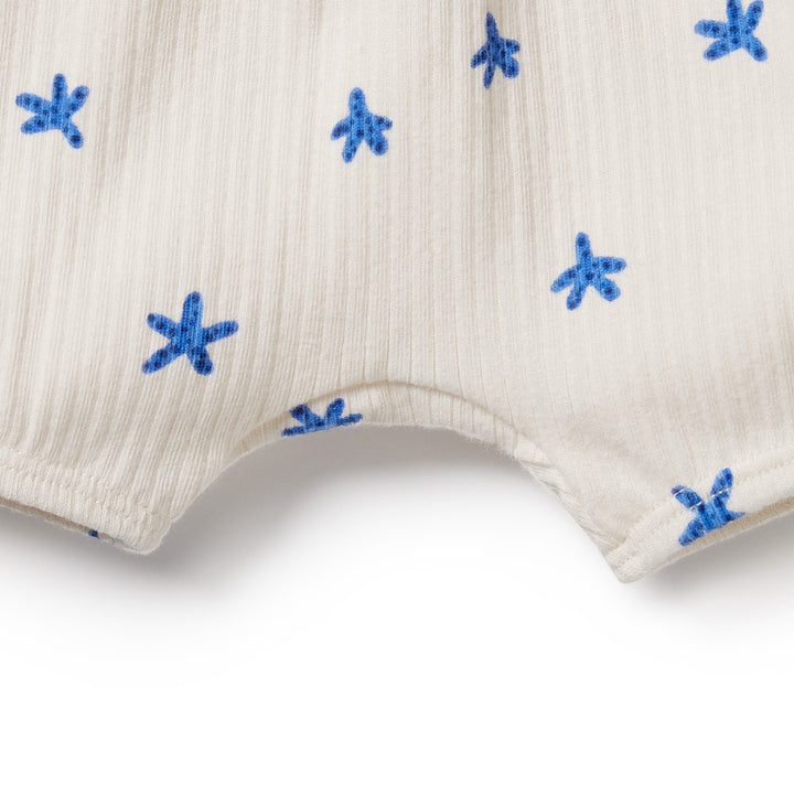 Wilson and Frenchy Little Starfish Organic Rib Bloomer Short