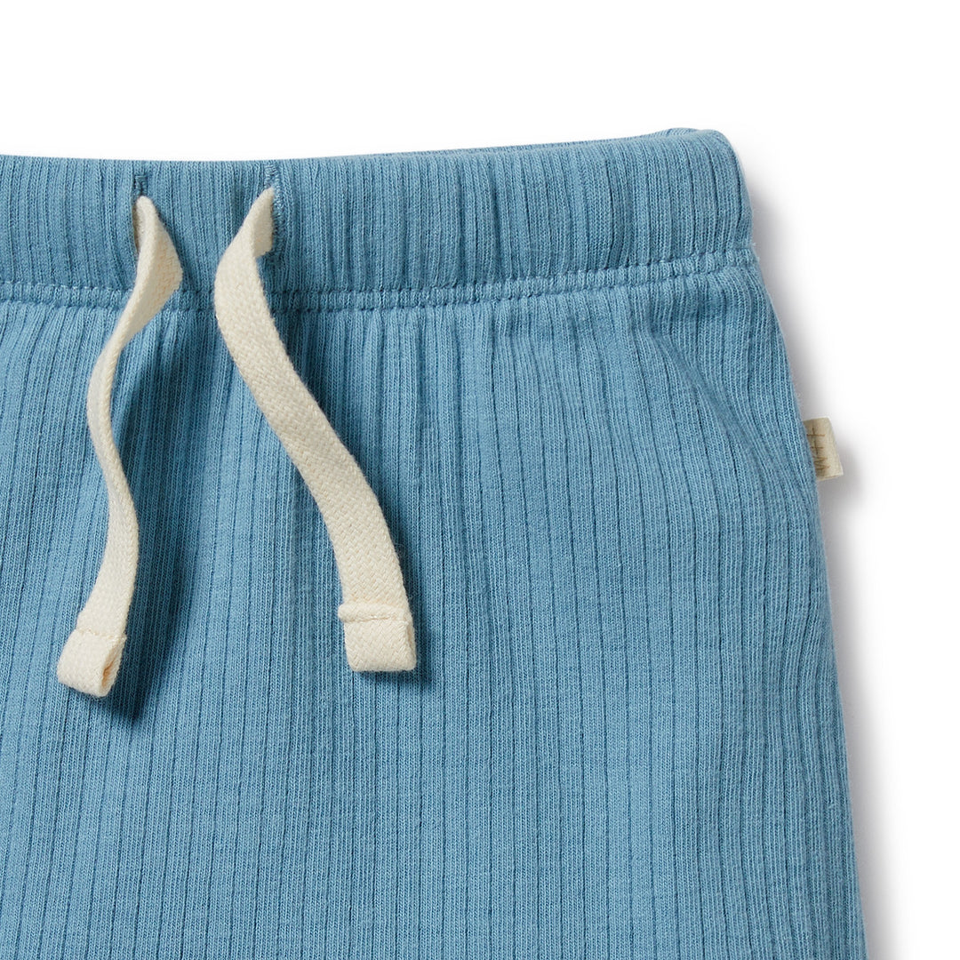 Wilson and Frenchy Sky Blue Organic Rib Short