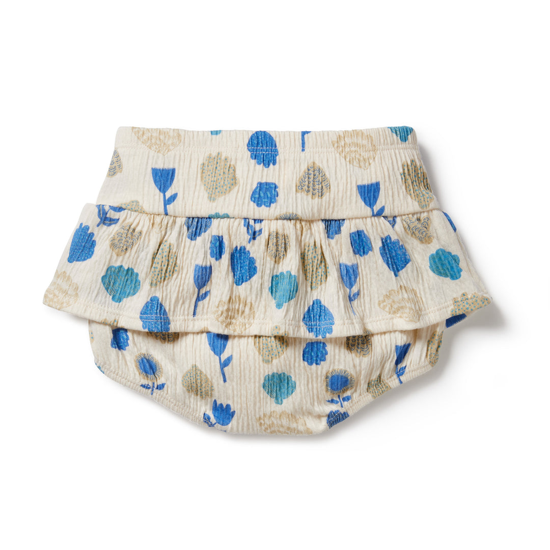 Wilson and Frenchy Ocean Breeze Crinkle Ruffle Nappy Pant