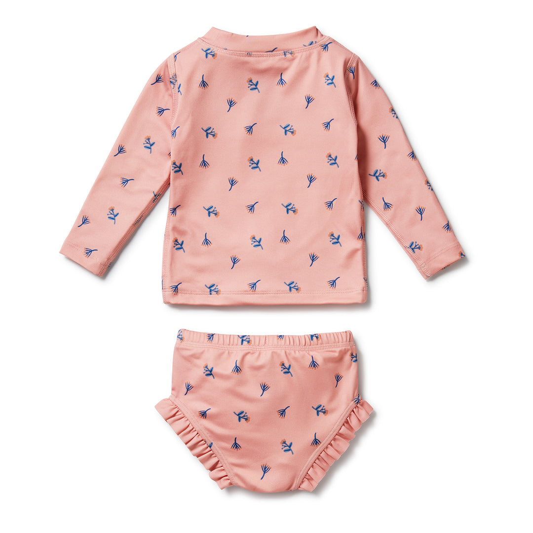 Wilson and Frenchy Little Flower Rashie Swim Set