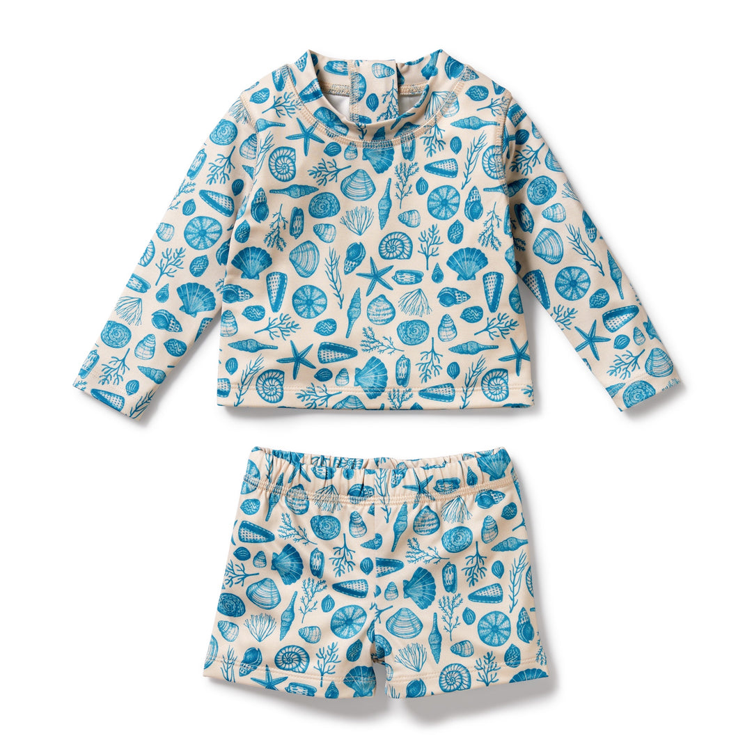 Wilson and Frenchy Shells Rashie Swim Set