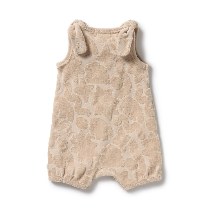 Wilson and Frenchy Pattern Play Organic Terry Playsuit