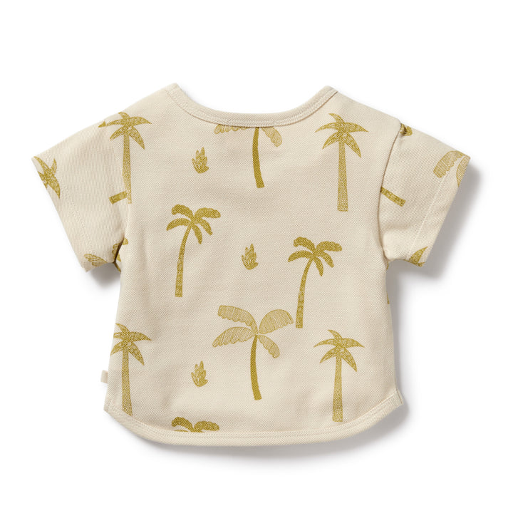 Wilson and Frenchy Palm Days Organic Tee - Natural