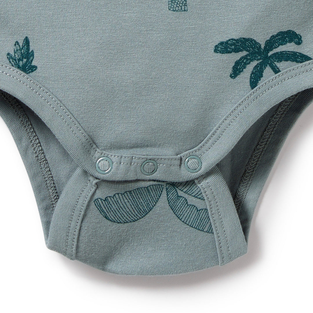 Wilson and Frenchy Palm Days Organic Bodysuit