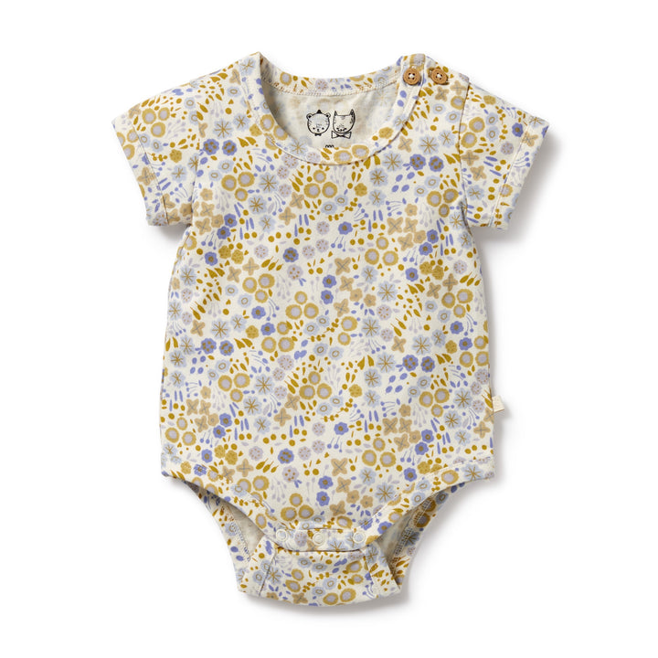 Wilson and Frenchy Little Meadow Organic Bodysuit