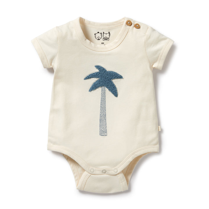 Wilson and Frenchy Palm Organic Bodysuit