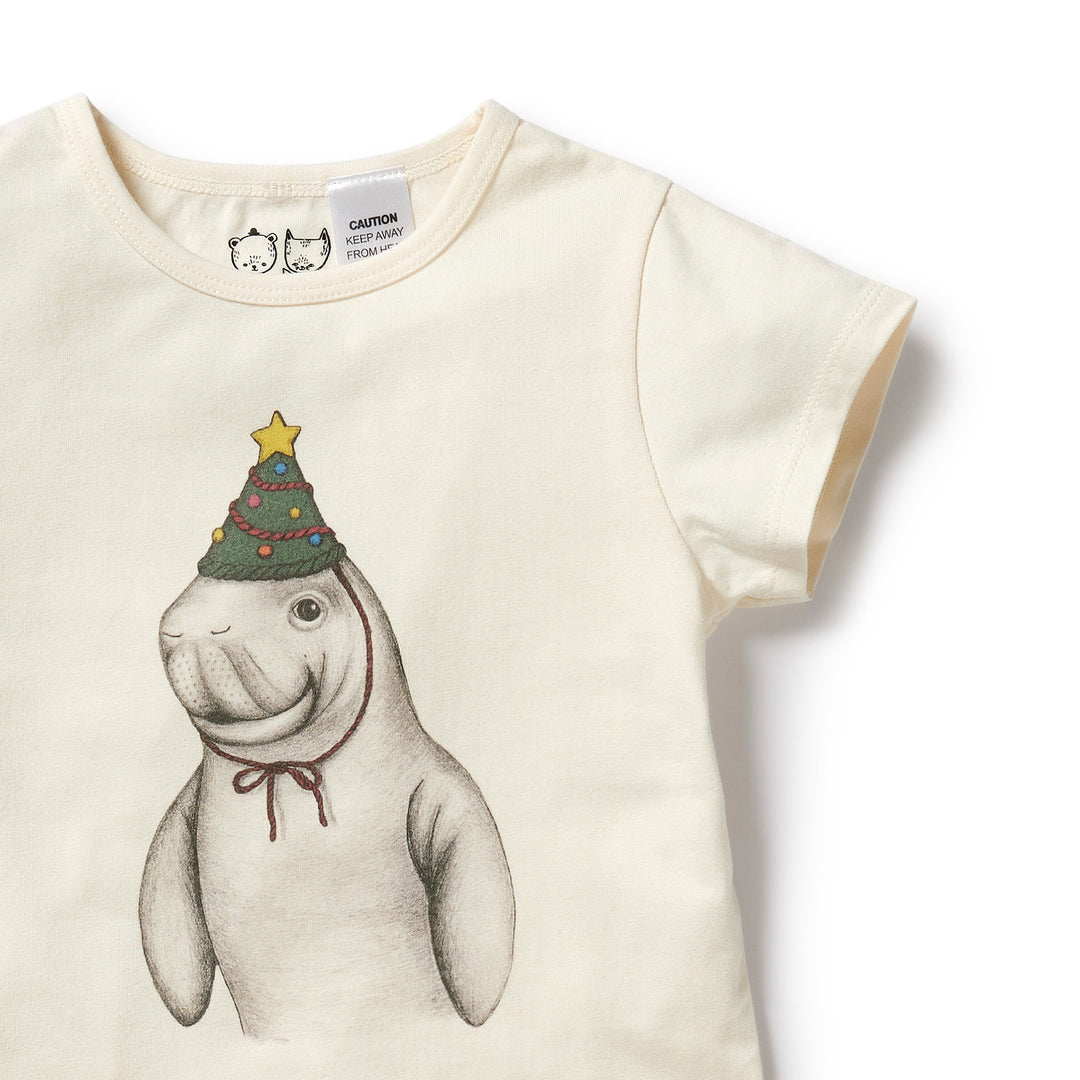 Wilson and Frenchy Dugong Organic Christmas Pyjamas