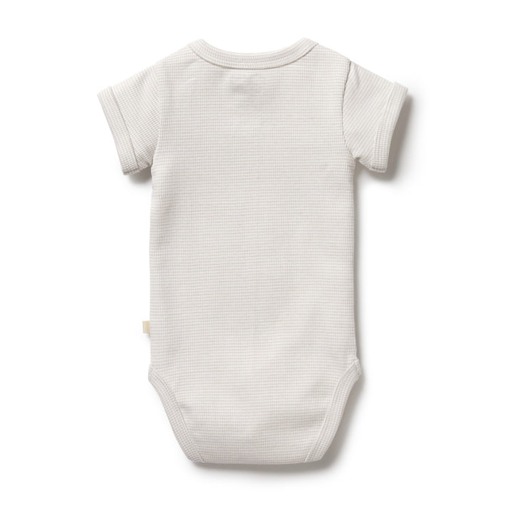 Wilson and Frenchy Organic Stripe Rib Bodysuit - Clay