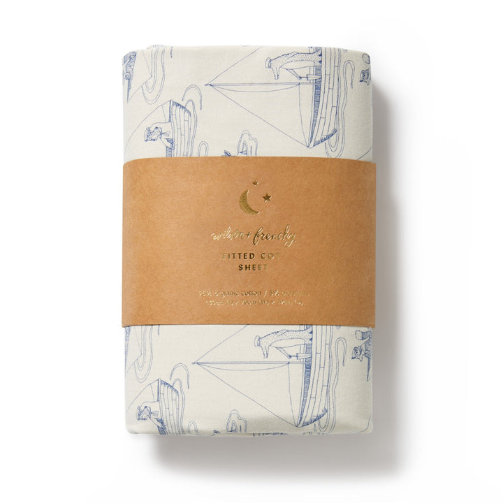 Wilson and Frenchy Organic Cot Sheet - Sail Away