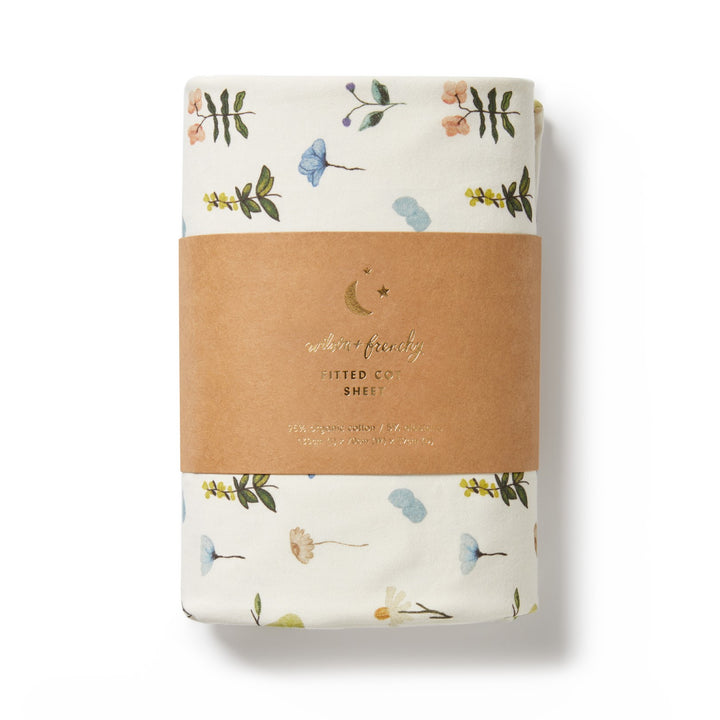 Wilson and Frenchy Organic Cot Sheet - Petit Garden