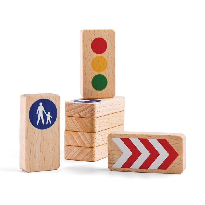 Way to Play - Road Blocks Set Traffic Signs