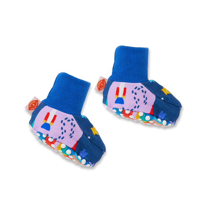 Halcyon Nights Baby Booties - Rocket Ride