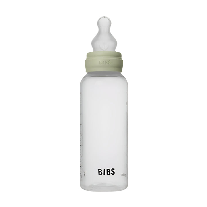 BIBS Baby Bottle Complete Set 270ml Silicone -Sage