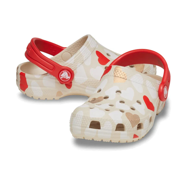 Crocs Classic Clog - Heart Print