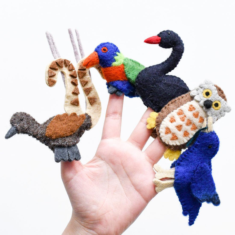 Tara Treasures Finger Puppet Set - Australian Animals D