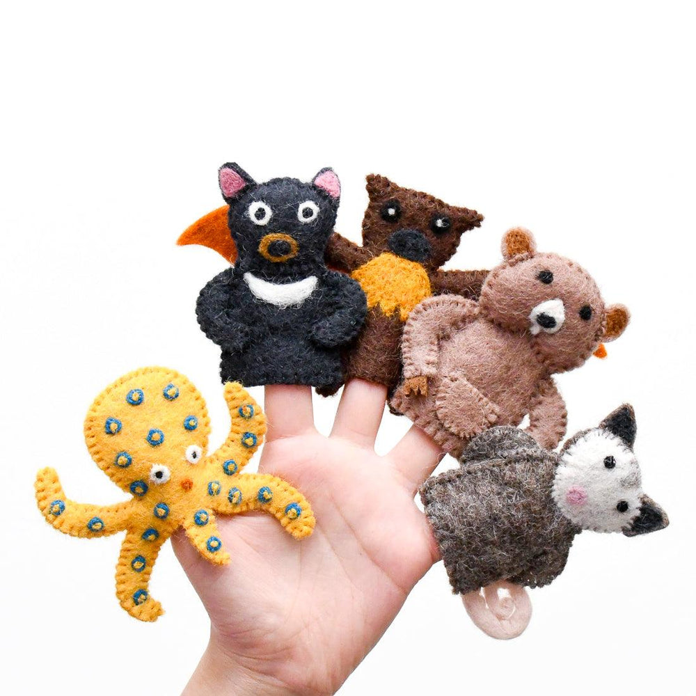 Tara Treasures Finger Puppet Set - Australian Animals  E