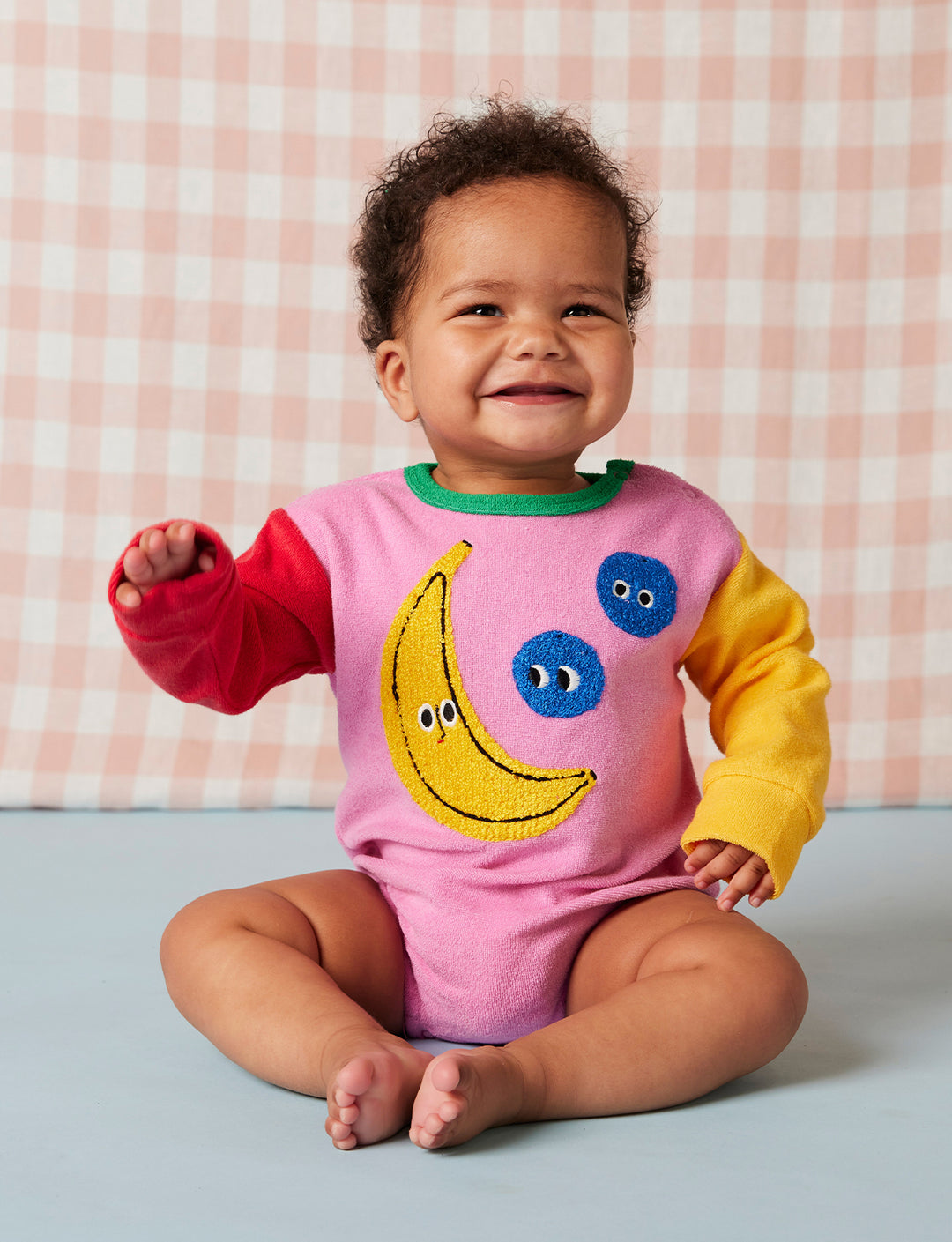 Halcyon Nights Terry Long Sleeve Bodysuit - Happy Harvest