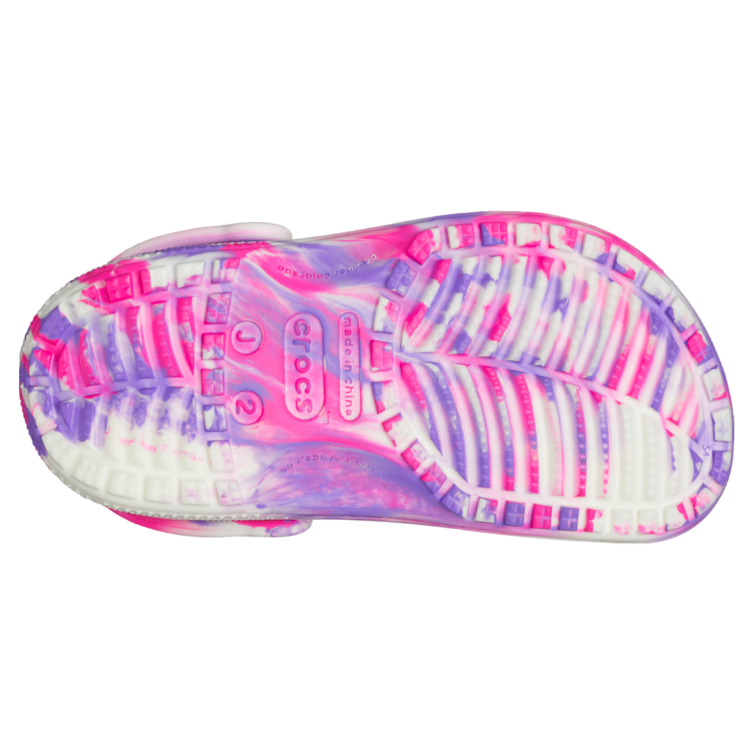 Crocs Classic Glow Marbled Clog - Pink Crush